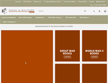 Tablet Screenshot of naval-military-press.com